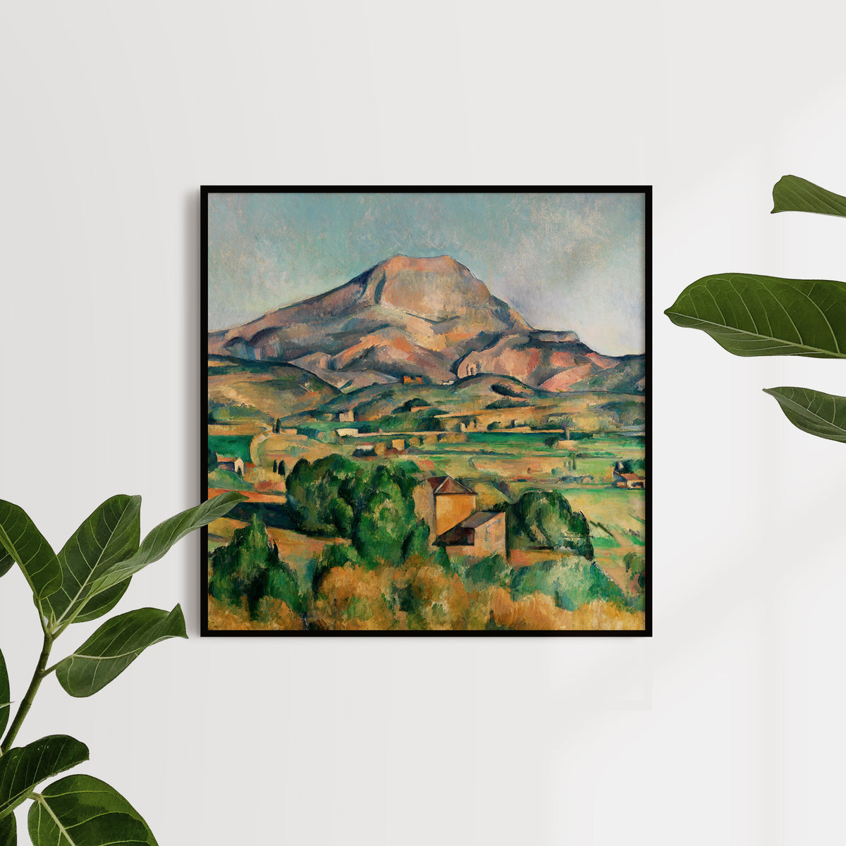 Mont Sainte-Victoire (La Montagne Sainte-Victoire) (ca. 1892–1895) | Paul  Cézanne | Premium Fine Art Print | 19th Century French | Post-Impressionism  