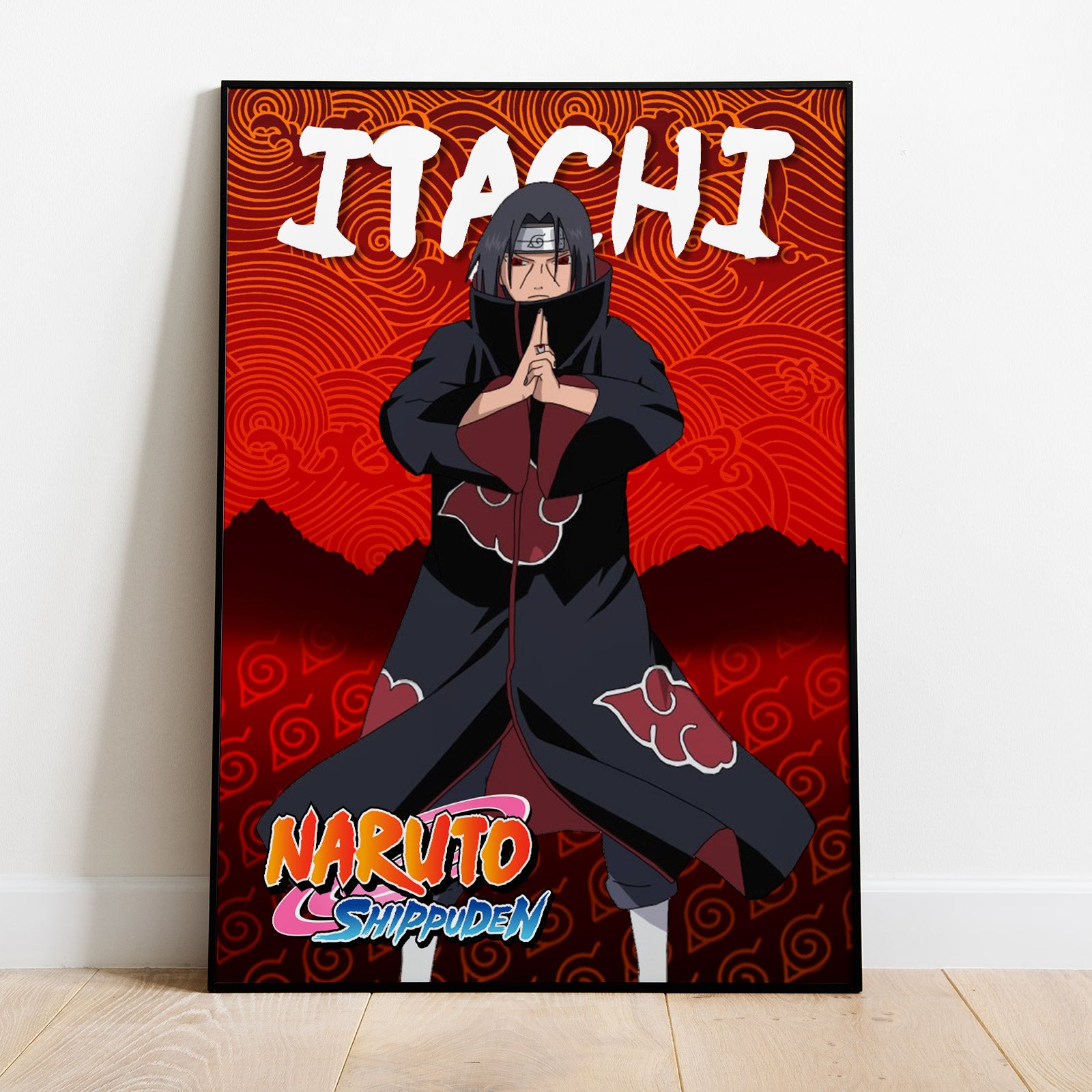 Itachi Uchiha Framed Poster Original Art Anime Naruto