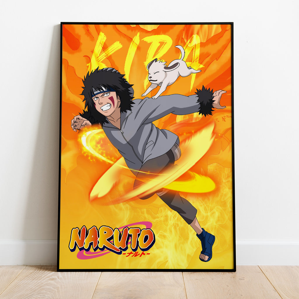Naruto - Naruto and Jiraiya Wall Poster, 14.725 x 22.375, Framed