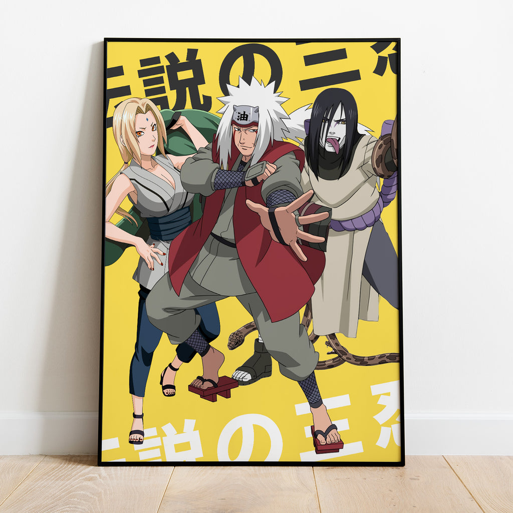  Pyramid America - Naruto Poster - Naruto Shippuden - Gaara Sand  - 11 x 17 Framed Poster Print: Posters & Prints