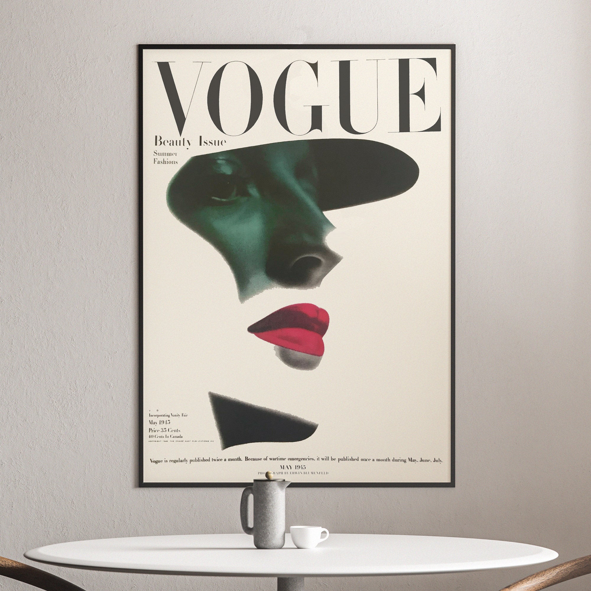 vintage vogue magazine cover