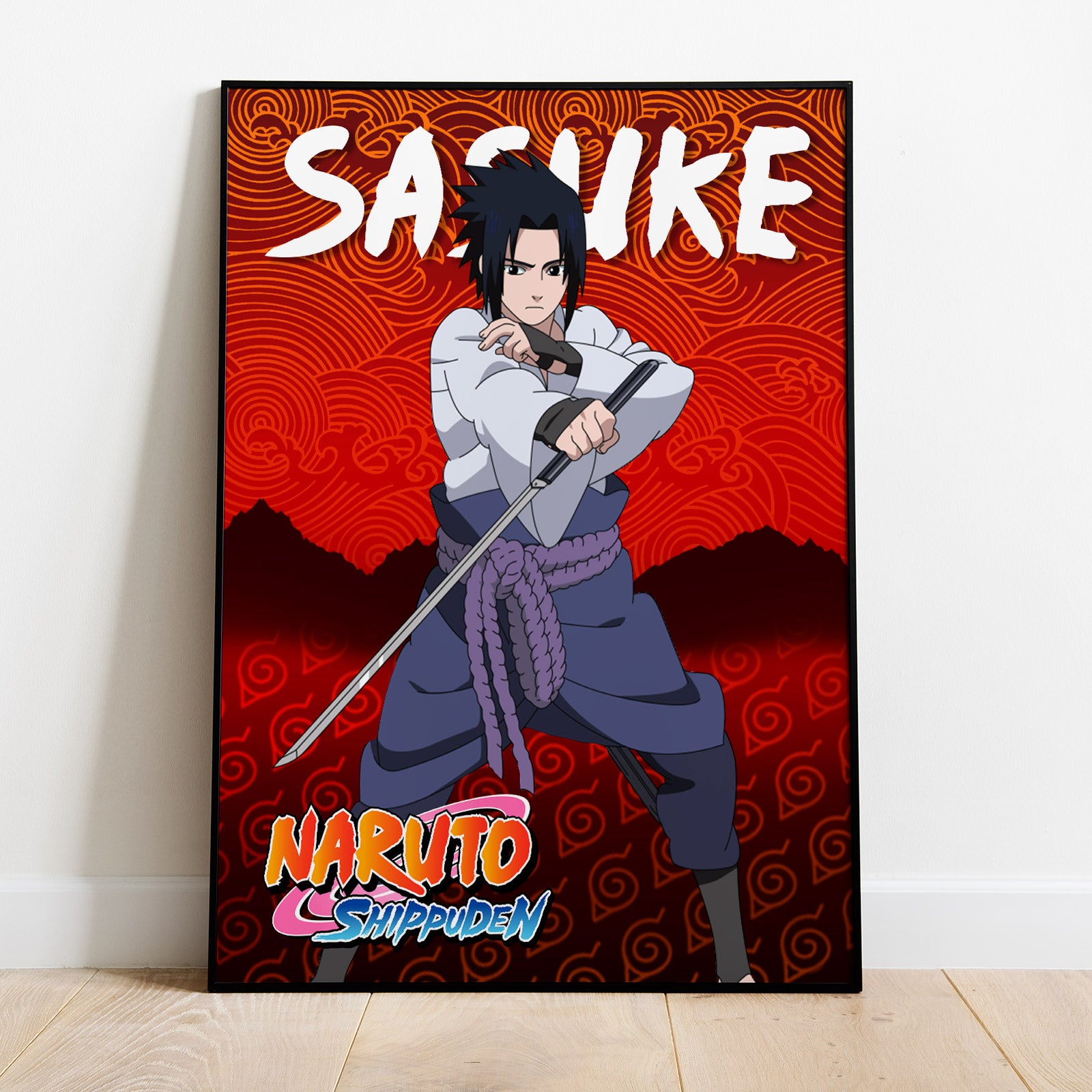 Sasuke Uchiha Poster | Exclusive Art | Naruto Shippuden | NEW | USA
