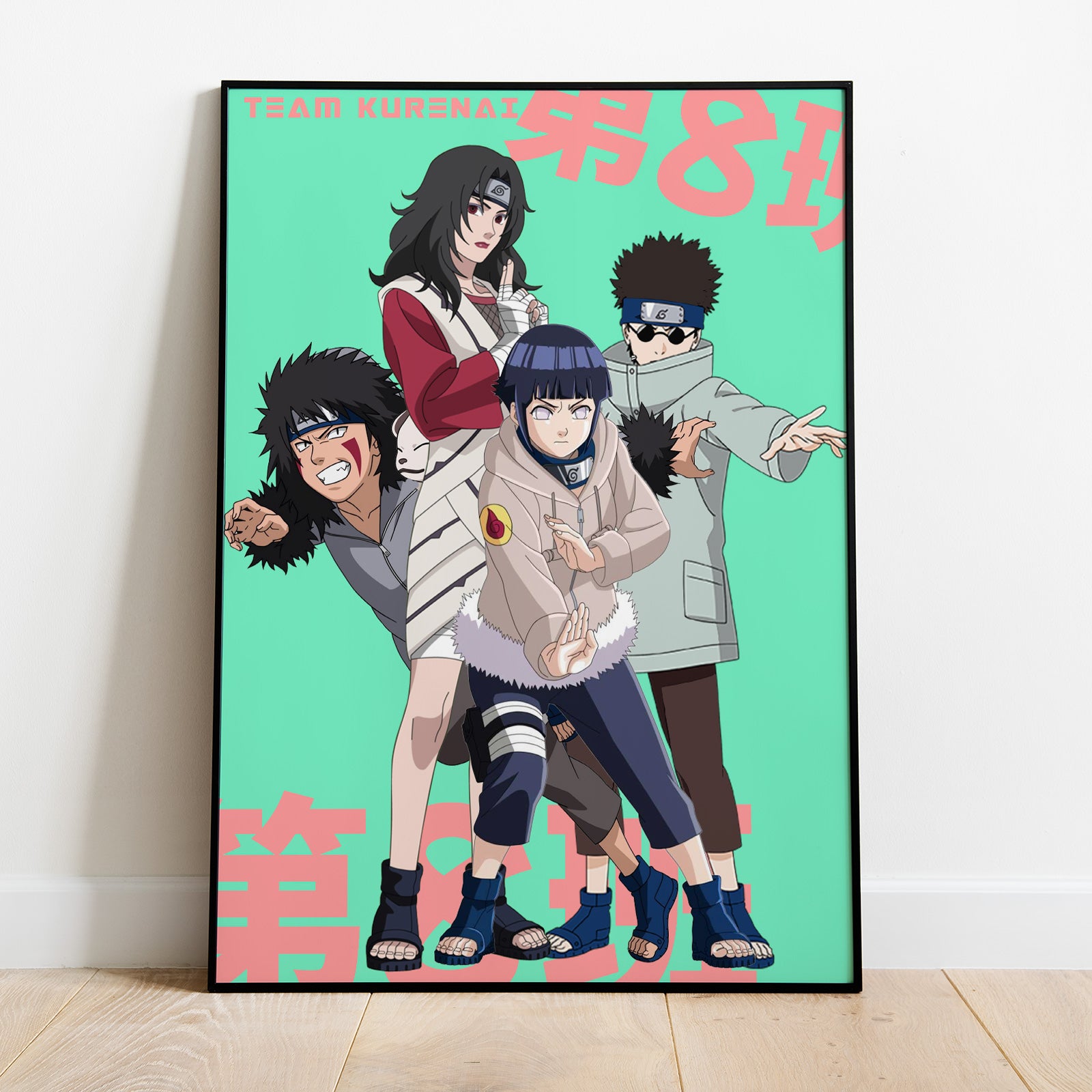 Naruto Shippuden - Photo Team 7 Framed poster